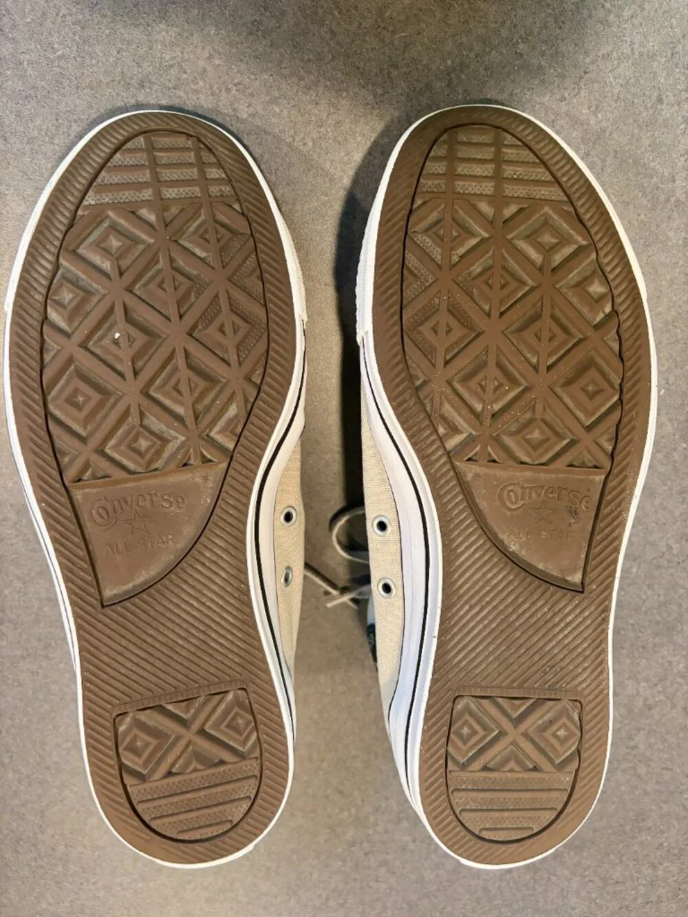 ~~Converse Chuck Taylor All Star Street Mid Shoes Mens 11/Womens 13 Beige  ***** - Picture 6 of 7